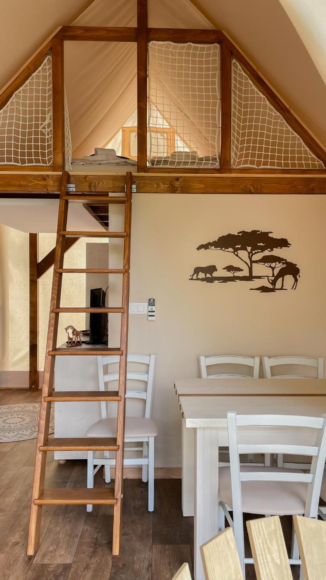 Ferienwohnung Safarizelt Kiara Falkenburg Exterior foto